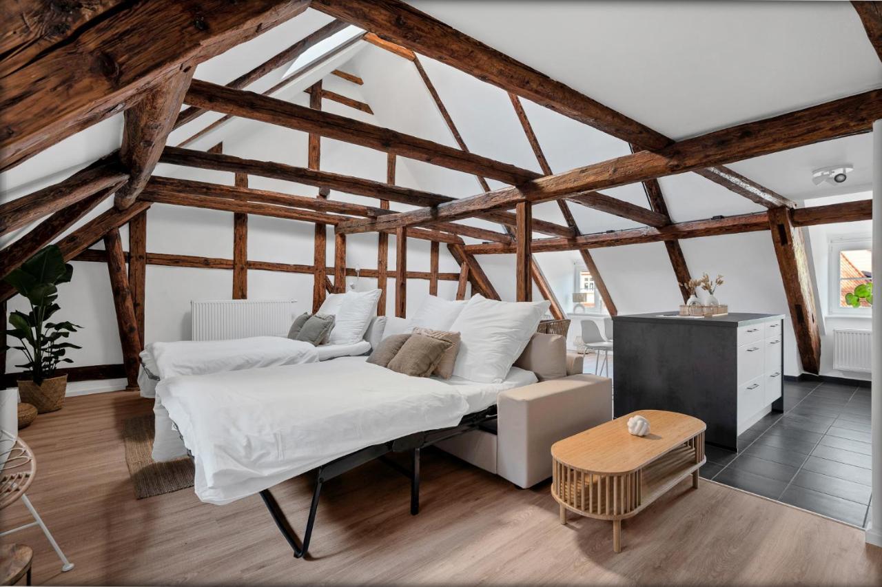 Einzigartig - Schlossblick - Maisonette - Smart Tv 베르니게로데 외부 사진